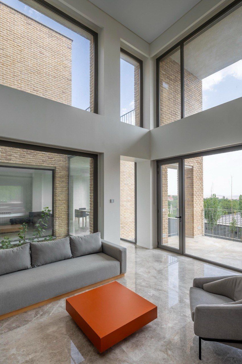 Double-height living room